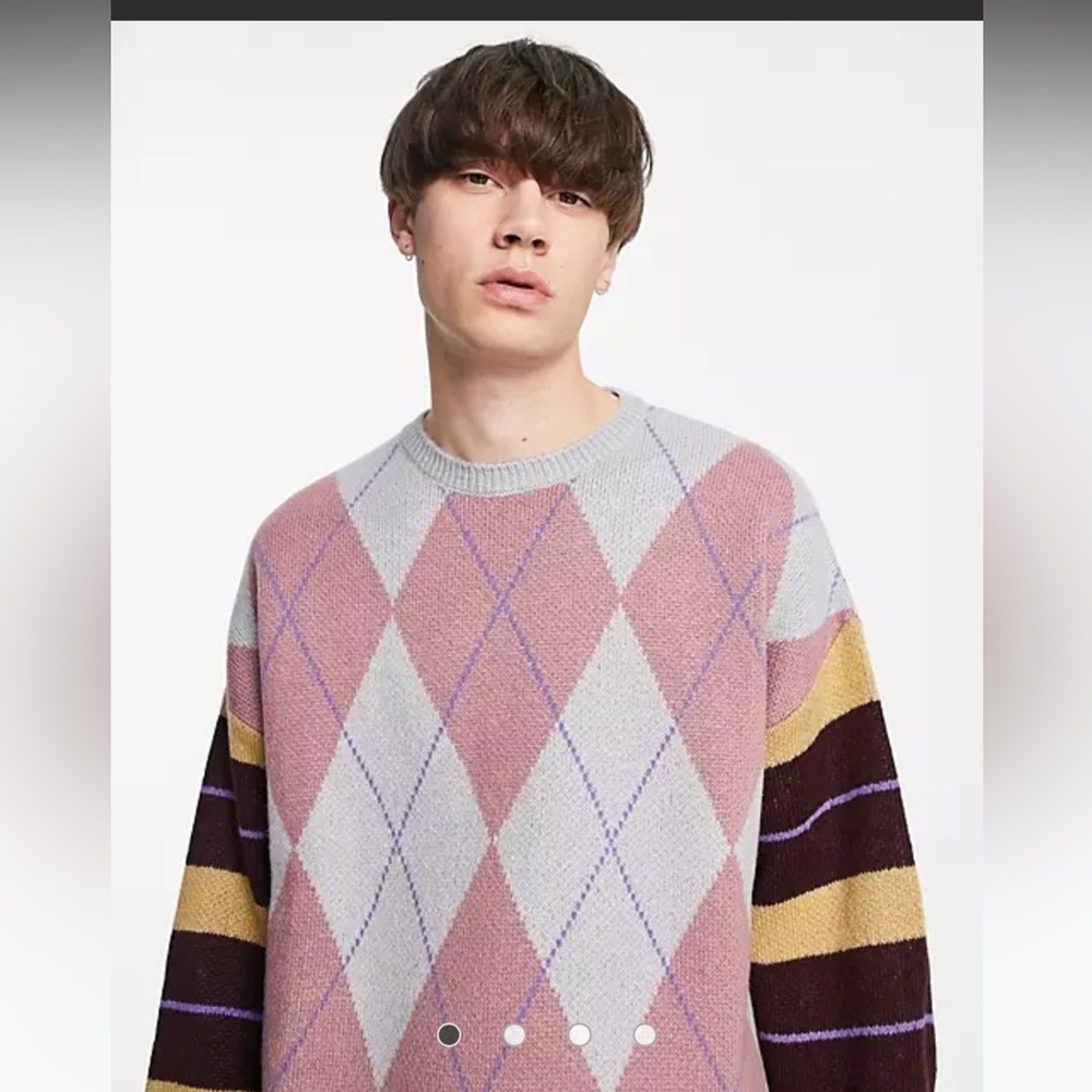 ASOS argyle sweater - Picture 2 of 11